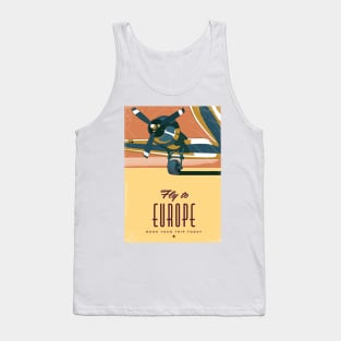 Fly to Europe Tank Top